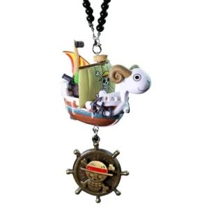 One Pieces Pirates Boat Going Merry/ Thousand Sunny Grand Pirate Ship Car Pendant Action Figure Cartoon Figure Collectible Toy 3