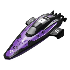 RC Stunt Boat High Speed Racing Speedboat Model Electric Radio Control Boat for Children's Birthday Gifts Toy Boy 4