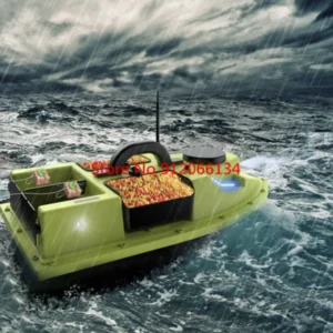 Smart Cruise Sonar Fish Finder High Speed RC Fishing Boat Waterproof Lighting Remote Control RC Bait Boat 1