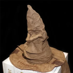 Fashion Movies Witch Wizard Hat Potters Sorting Hat Leather Halloween Party Props Dress Up Hat Men Cosplay Costume Accessories 1