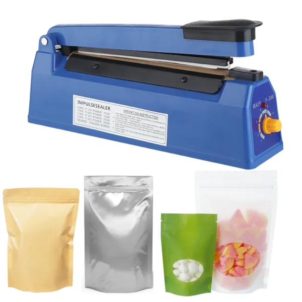 Sealer Manual Heat Sealer Machine for 8 inch Plastic Bags, Shrink Wrap Bag Sealers Vacuum Sealer Packaging Machine